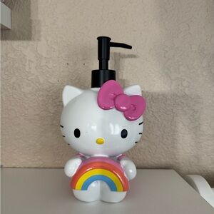 Hello Kitty Rainbow Soap Dispenser - White and Pink